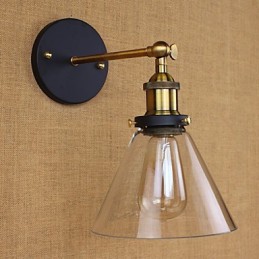 Industrielle Glockenform Amerikanischer Landhausstil Dekorative Wandleuchte