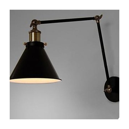 Industrielle Nostalgie Persönlichkeit Loft Schwarz Regenschirm Abschnitt Doppel Wandleuchte Industrielle Nostalgie Persönlichkeit Loft Schwarz Regenschirm Abschnitt Doppel Wandleuchte
