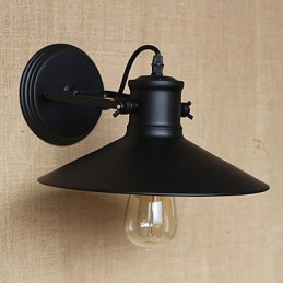Retro Moderne Kreative Industrielle Wind Schwarz Farbe Shop Lager Bar Cafe Hotel Eisen Wand Lampe