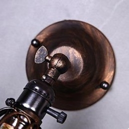 Kleine Käfig-Wandlampe im Industriestil, die alte Wege der Flurlampen und -laternen wiederherstellt