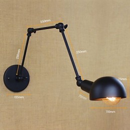 Persönlichkeit Langarm Einstellbare Winkel Bar Drei Retro Wohnzimmer Lampen Beleuchtung Dekorative Wandleuchte