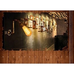 American Village Loft Industrielle Edison-Stil Vintage Wandleuchte Lampe Retro Wasserrohrlampe Wandleuchte