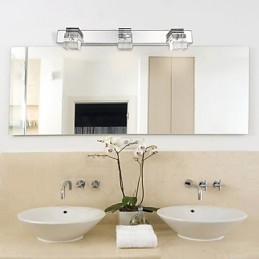 Wandleuchten Badezimmerbeleuchtung Wandfluter Kristall Mini Stil Modern Zeitgenössisch Metall