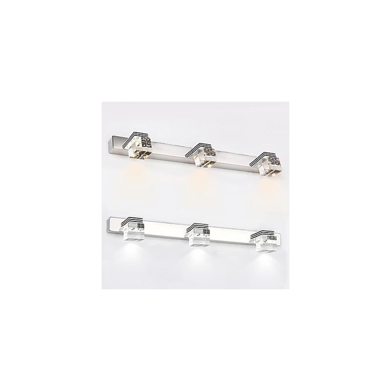 Wandleuchten Badezimmerbeleuchtung Wandfluter Kristall Mini Stil Modern Zeitgenössisch Metall