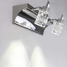 Kristall Badezimmerbeleuchtung Modern Zeitgenössisch Metall