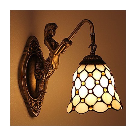 Europäische vertraglich ländliche kreative Schmiedeeisen Wandleuchte Glas Lichter Europäische vertraglich ländliche kreative Schmiedeeisen Wandleuchte Glas Lichter
