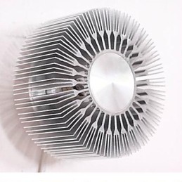 Eingebettete runde Aluminium-Projektionswandleuchte im Sonnenblumen-Stil