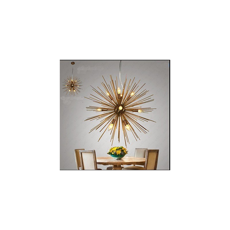 Retro-Kupferimitat Creative Line 12 Kronleuchter