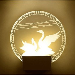 Acryl Wandleuchte PVC Lampe Licht Moderne Zeitgenössische Metall