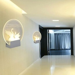 Acryl Wandleuchte PVC Lampe Licht Moderne Zeitgenössische Metall