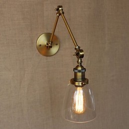 Retro Vintage RACK Schlafzimmer Nachttisch Exklusive Hotel Lobby Dekoriert Antike Bronze Wandleuchte