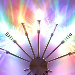 Moderne Wandleuchte mit Streulichtdesign in 7 Richtungen fächerförmiges Licht