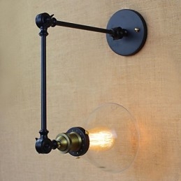 Mittelmeer Dorf Retro Pastoralen Glas Dekorative Wandleuchte Kleidung Shop Restaurant Kaffee