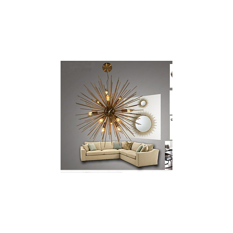 Retro-Kupferimitat Creative Line 12 Kronleuchter