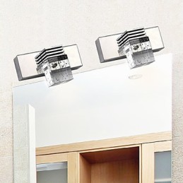 Wandleuchten Badezimmerbeleuchtung Wandfluter Kristall Mini Stil Modern Zeitgenössisch Metall