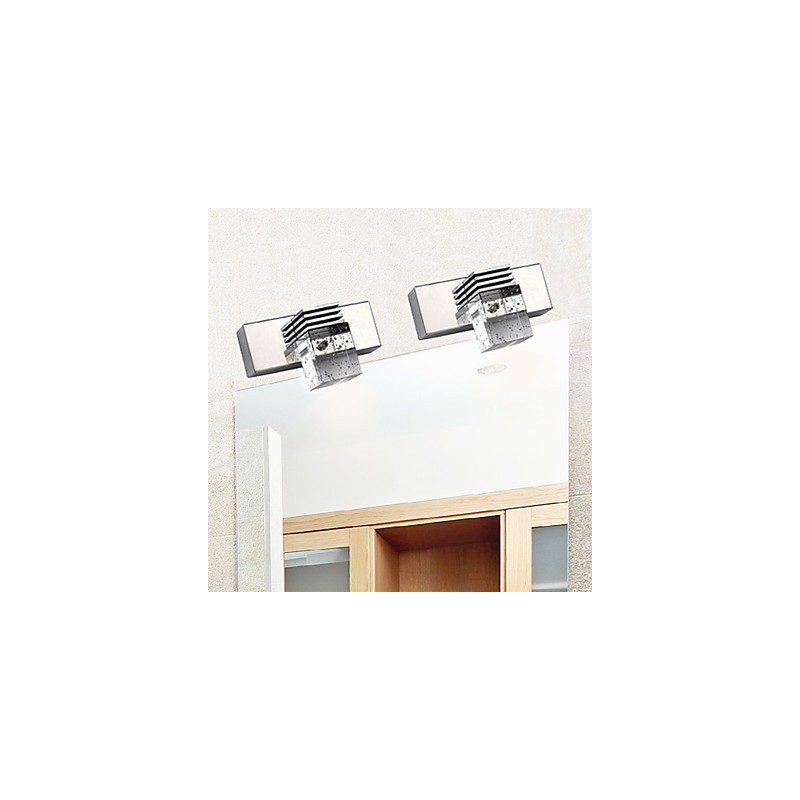 Wandleuchten Badezimmerbeleuchtung Wandfluter Kristall Mini Stil Modern Zeitgenössisch Metall