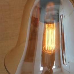 Amerikanischen Ländlichen Landschaft Minimalistischen Wohnzimmer Flur Dekoriert Glas Wand Leuchte
