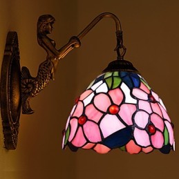 Europäische vertraglich ländliche kreative Schmiedeeisen Wandleuchte Lichter