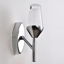 Wandleuchten Moderne Zeitgenössische Metall Weinglas Lampe