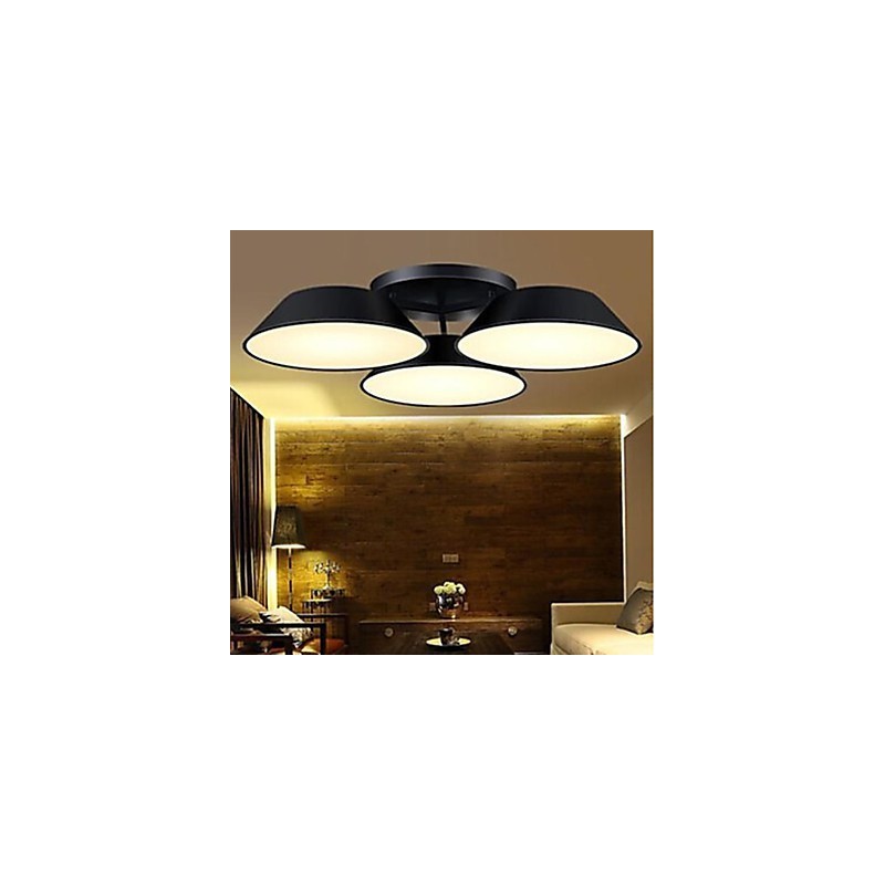 Deckenleuchte 3 Lichter Metall Acryl Einfach Modern