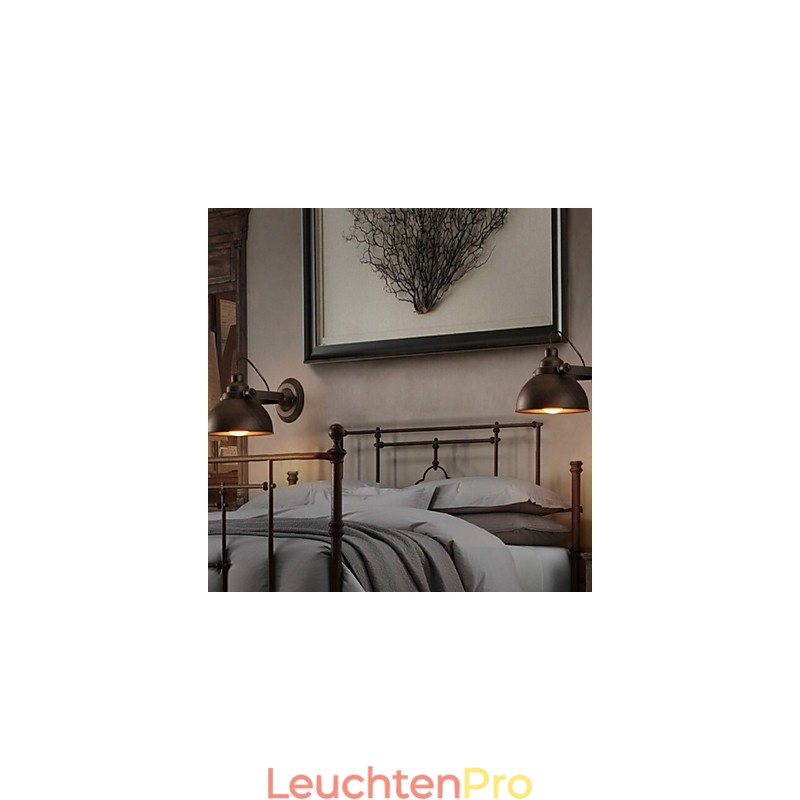Loft Schmiedeeisen Topf Kreative Vintage Wandleuchte Lichter