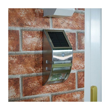 Solar-Wandleuchte in Weiß mit PIR-Bewegungssensor Solar-Wandleuchte in Weiß mit PIR-Bewegungssensor