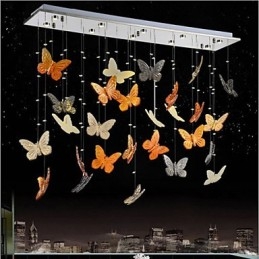 Lampe Anhänger Schmetterling Kristall Lampe