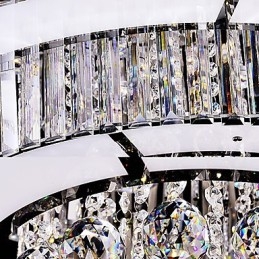 Moderne zeitgenössische Glas-Unterputzleuchte