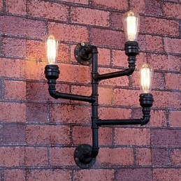 Wandleuchten im Mini-Stil, rustikales Lodge-Metall
