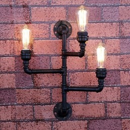 Wandleuchten im Mini-Stil, rustikales Lodge-Metall
