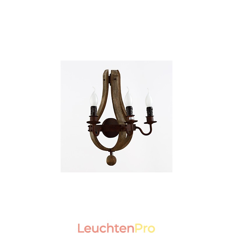 Vintage Amerikanische rustikale Holzwand Weinfasslampe Wohn- und Schlafzimmerlampe
