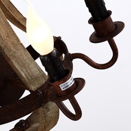 Vintage Amerikanische rustikale Holzwand Weinfasslampe Wohn- und Schlafzimmerlampe