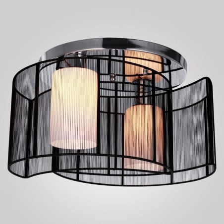 Deckenleuchte Modernes Design 2 Lichter Schwarz Deckenleuchte Modernes Design 2 Lichter Schwarz