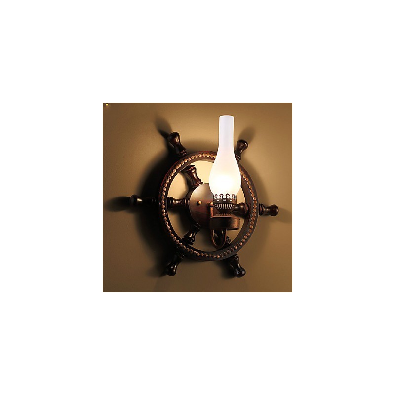 Wandleuchte One Light und Glas
