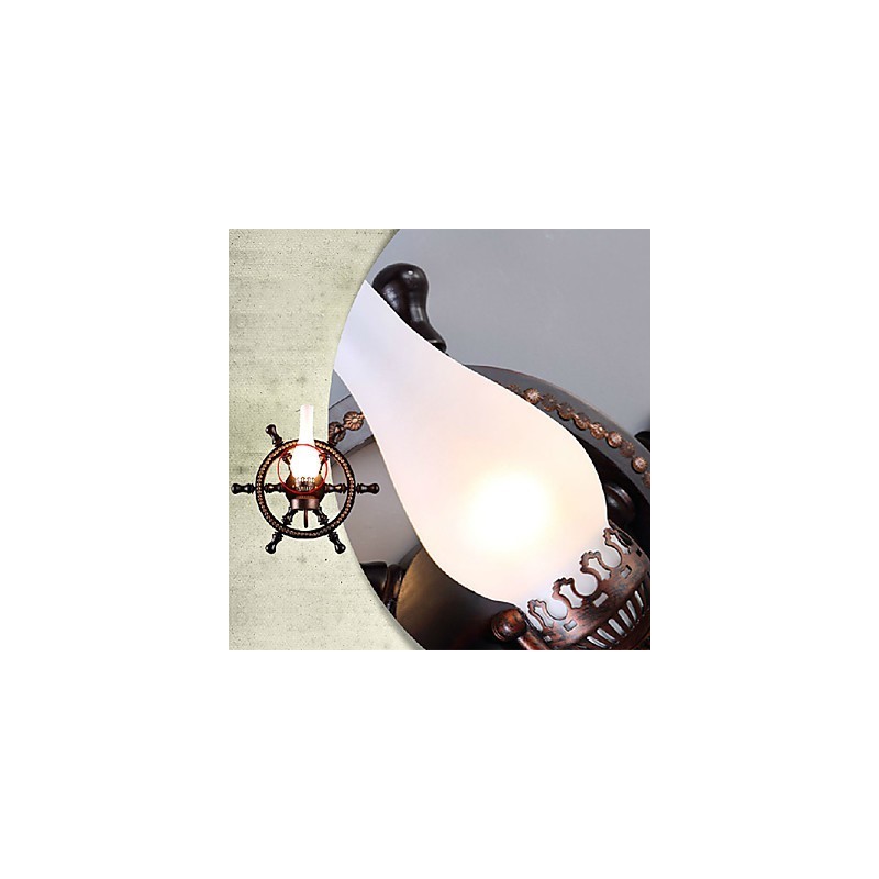 Wandleuchte One Light und Glas