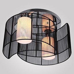 Deckenleuchte Modernes Design 2 Lichter Schwarz