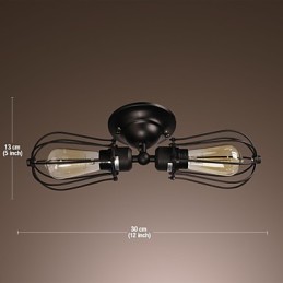 2-flammige goldene Wandleuchte im Antik-Stil