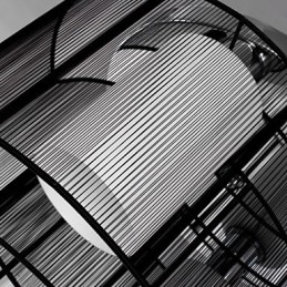 Deckenleuchte Modernes Design 2 Lichter Schwarz