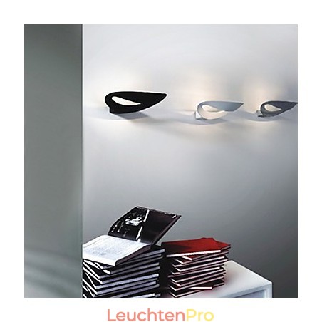 Künstlerische Wandleuchte mit 1 Licht in Schwarz & Weiß Künstlerische Wandleuchte mit 1 Licht in Schwarz & Weiß