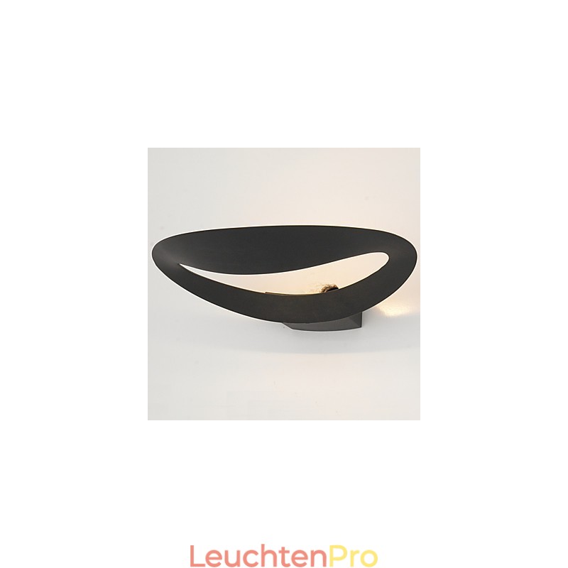 Künstlerische Wandleuchte mit 1 Licht in Schwarz & Weiß