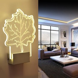 Acryl Wandleuchte PVC Lampe Licht Chip Moderne Zeitgenössische Metall
