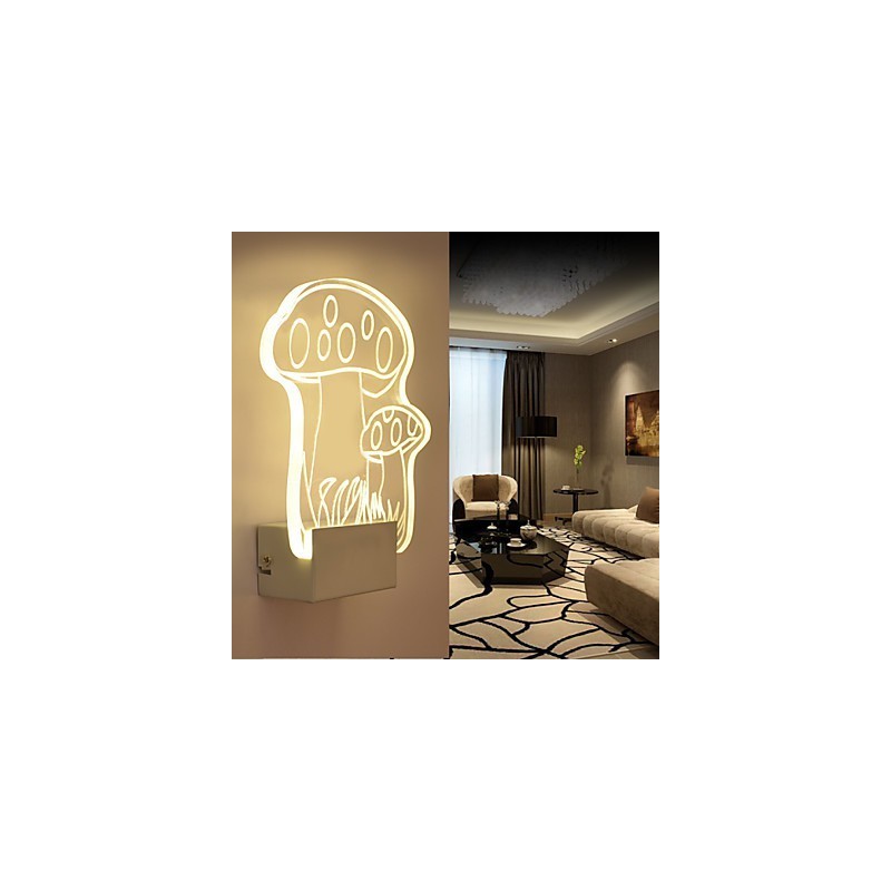 Acryl Wandleuchte PVC Lampe Licht Moderne Zeitgenössische Metall