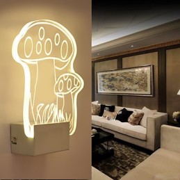 Acryl Wandleuchte PVC Lampe Licht Moderne Zeitgenössische Metall