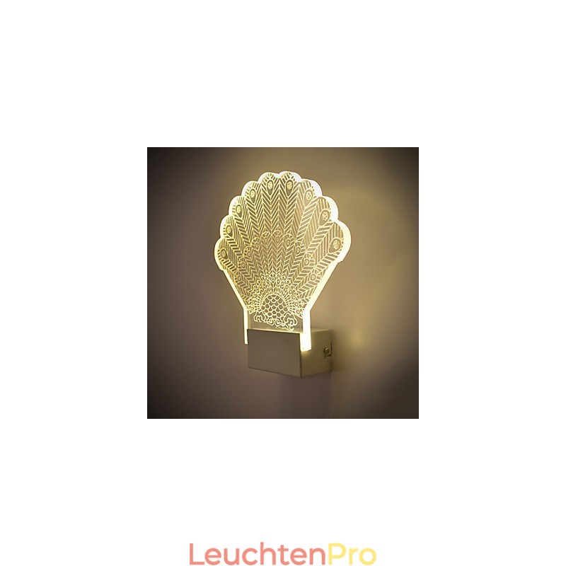 Acryl Wandleuchte PVC Lampe Licht Moderne Zeitgenössische Metall
