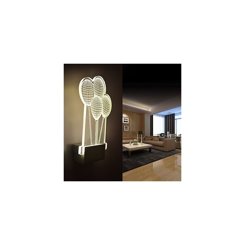 Acryl Wandleuchte PVC Lampe Licht Moderne Zeitgenössische Metall