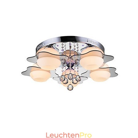 Fernbedienung 5 Lichter mit Blau Redss Moderne Deckenleuchte Unterputz Fernbedienung 5 Lichter mit Blau Redss Moderne Deckenleuchte Unterputz