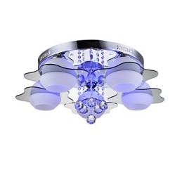 Fernbedienung 5 Lichter mit Blau Redss Moderne Deckenleuchte Unterputz