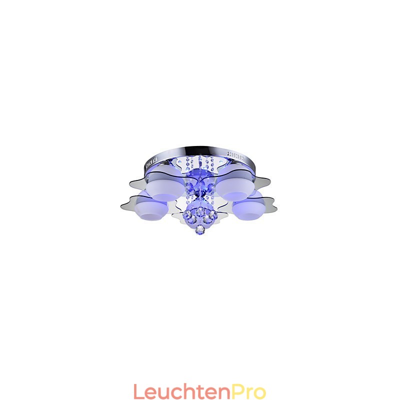 Fernbedienung 5 Lichter mit Blau Redss Moderne Deckenleuchte Unterputz