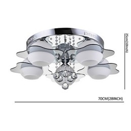 Fernbedienung 5 Lichter mit Blau Redss Moderne Deckenleuchte Unterputz