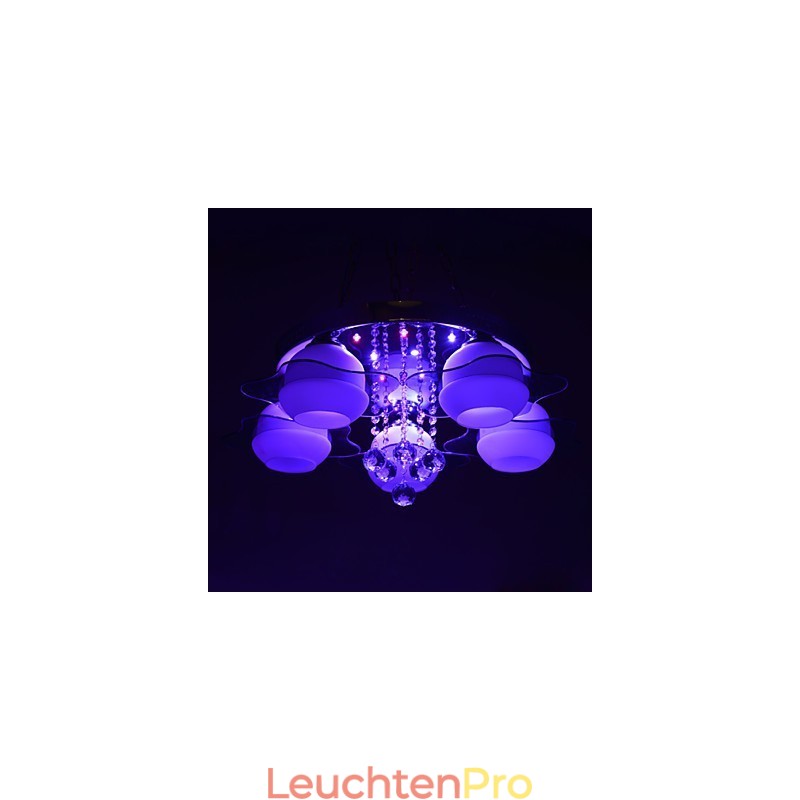 Fernbedienung 5 Lichter mit Blau Redss Moderne Deckenleuchte Unterputz
